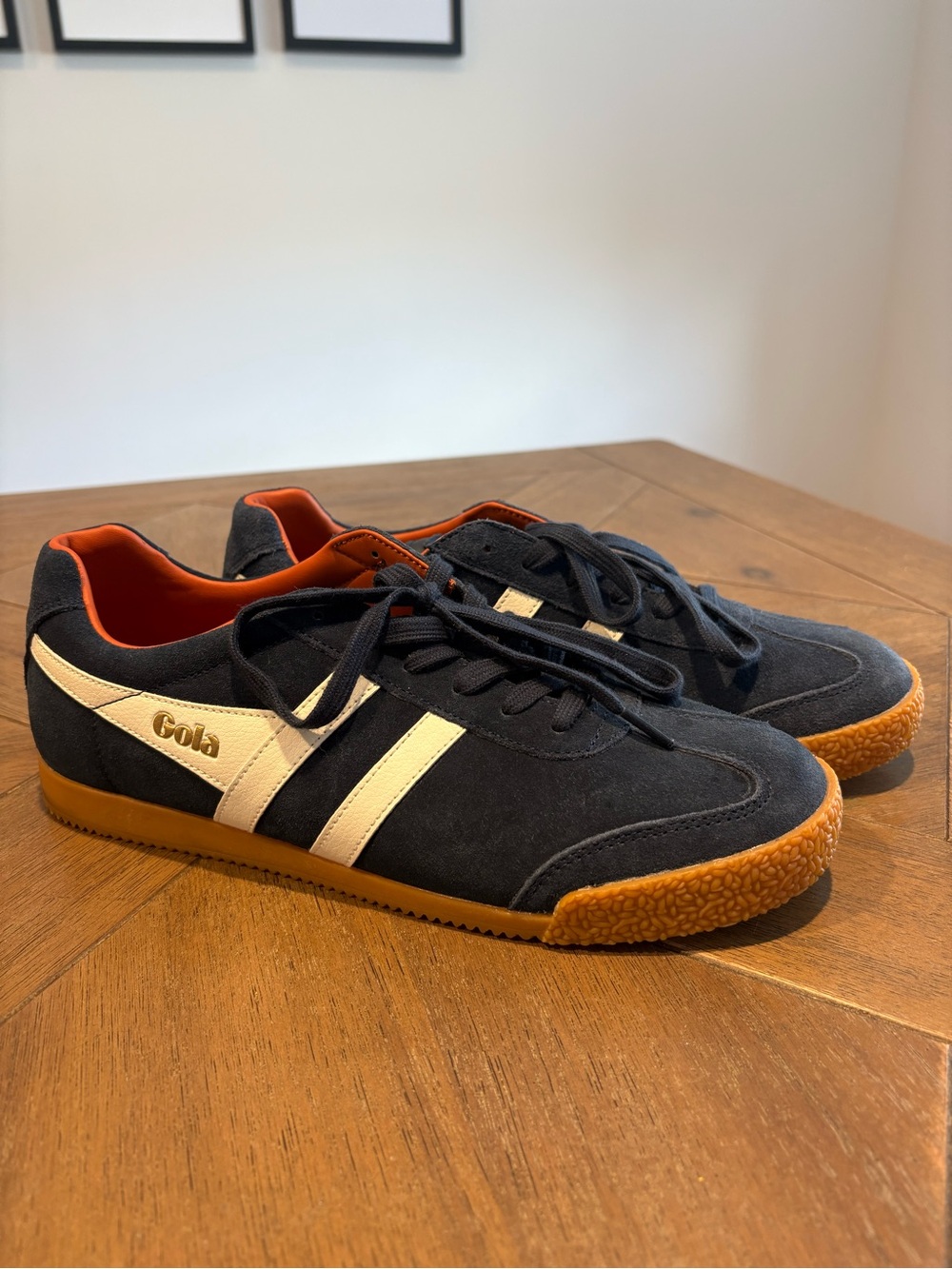 Gola Classics Harrier Low Pro Sum 1968 Retro Mens Sneakers Blue US 10 UK 9